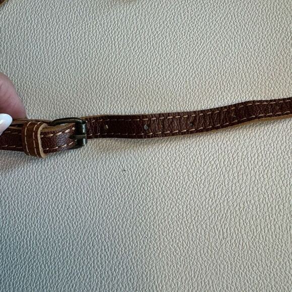 Suede Bootstitch Western Purse Clutch Wallet Crossbody NEW Fast Ship - Picture 9 of 9